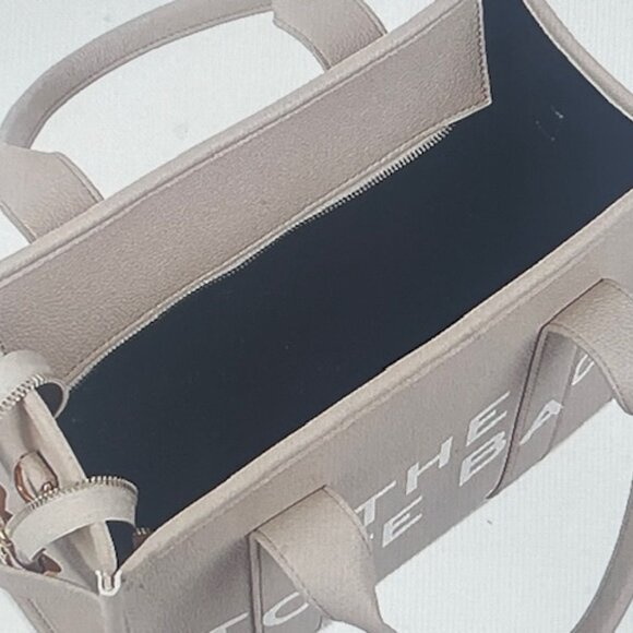 The Tote bag for Women, Leather Muddy gray #765 - Picture 8 of 12